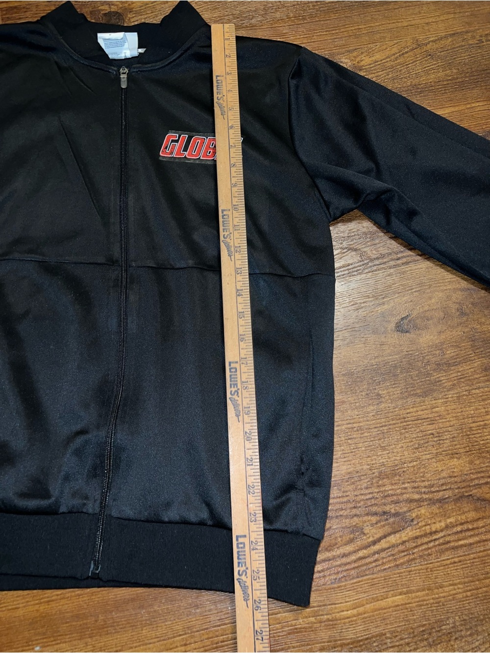 Champion Varsity Track Jacket Cheer Championship Rhinestone Black Bomber  Size M - Picture 11 of 13